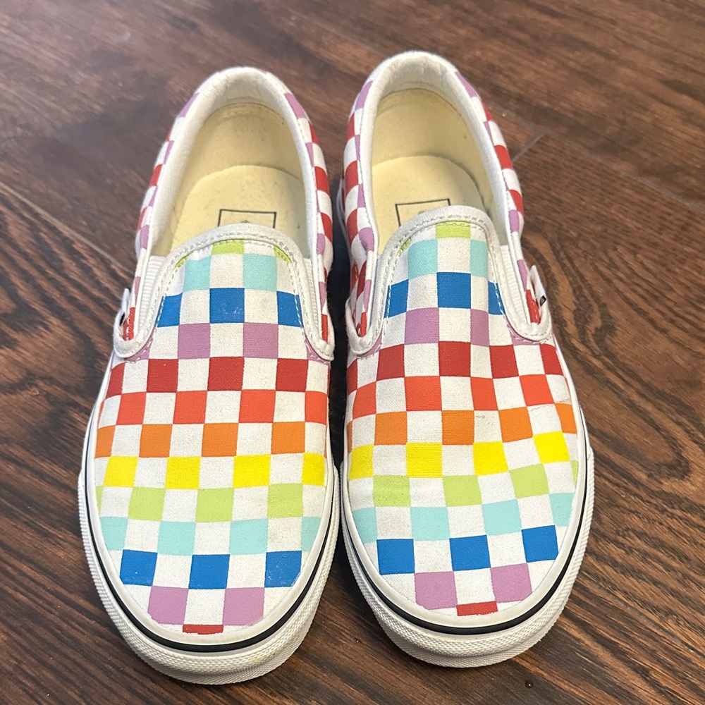 Vans Multicolor Checkered Slip-On Sneakers